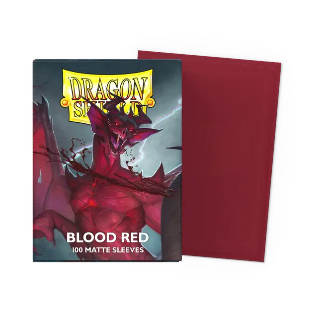 Dragon Shield: Blood Red - Matte Sleeves
