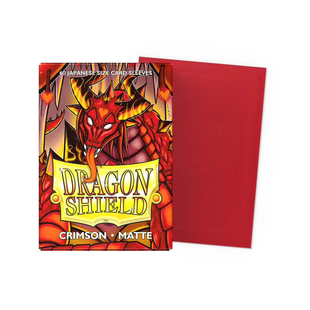 Crimson - Matte Sleeves - Japanese Size