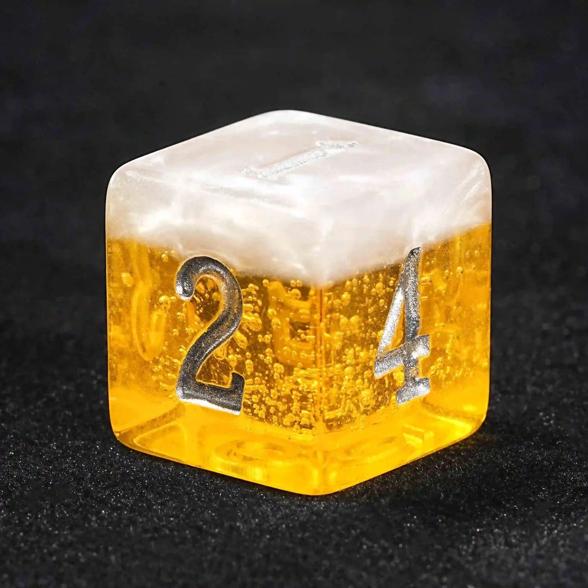 Budweiser Yellow Beer Resin Dice Set: Rolling for a Golden Happy Hour