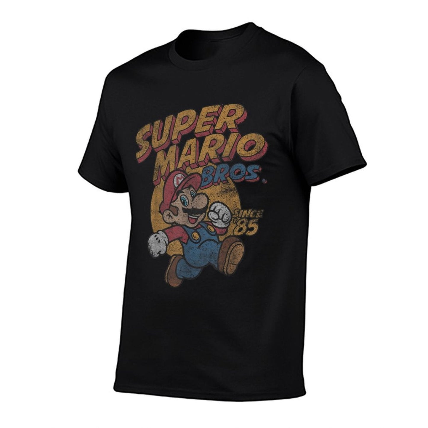 Super Mario Bros. Since '85 Vintage Poster  Heathered Texture T-Shirt