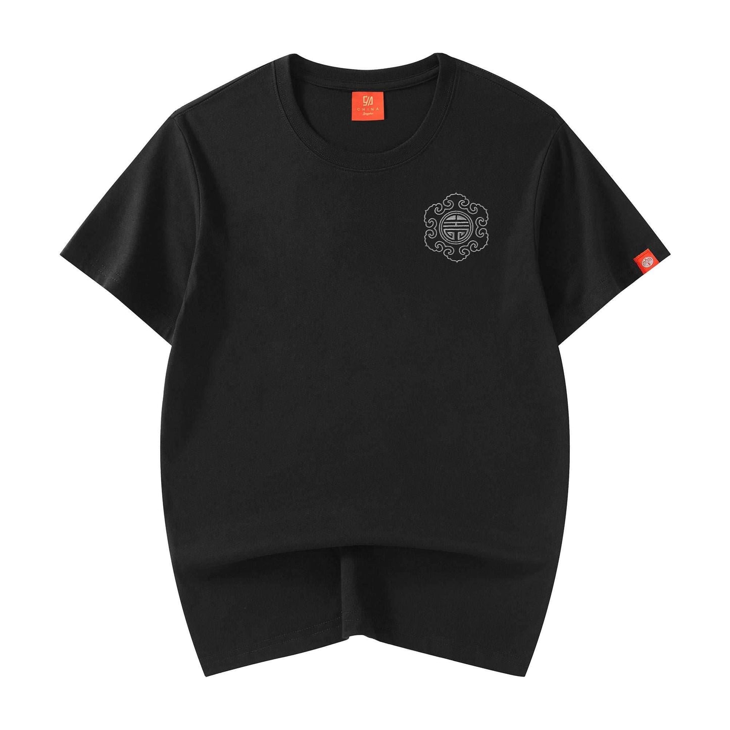 KH755 Raging Kirin Embroidery Tee - Black / S