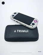 Protective Carrying Case for Trimui Smart Pro and Nintendo 3DS | Hard Shell Storage Bag with Tempered Glass Screen Protector