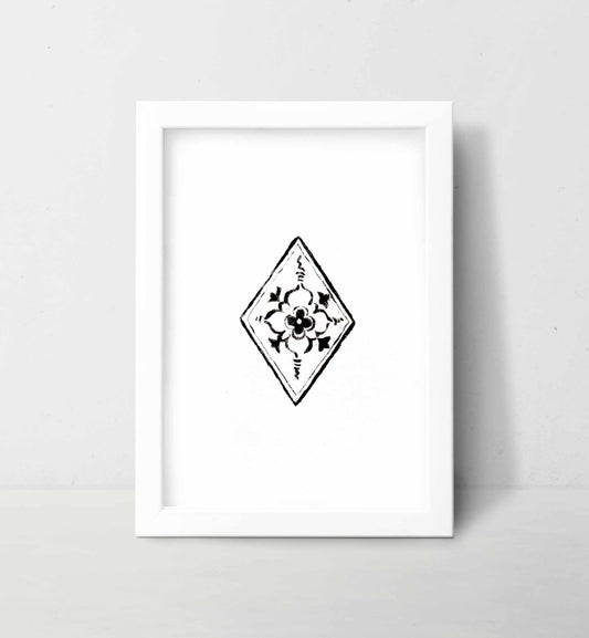 "Regal Bloom" Fine Art Print: A Tribute to Medieval Elegance
