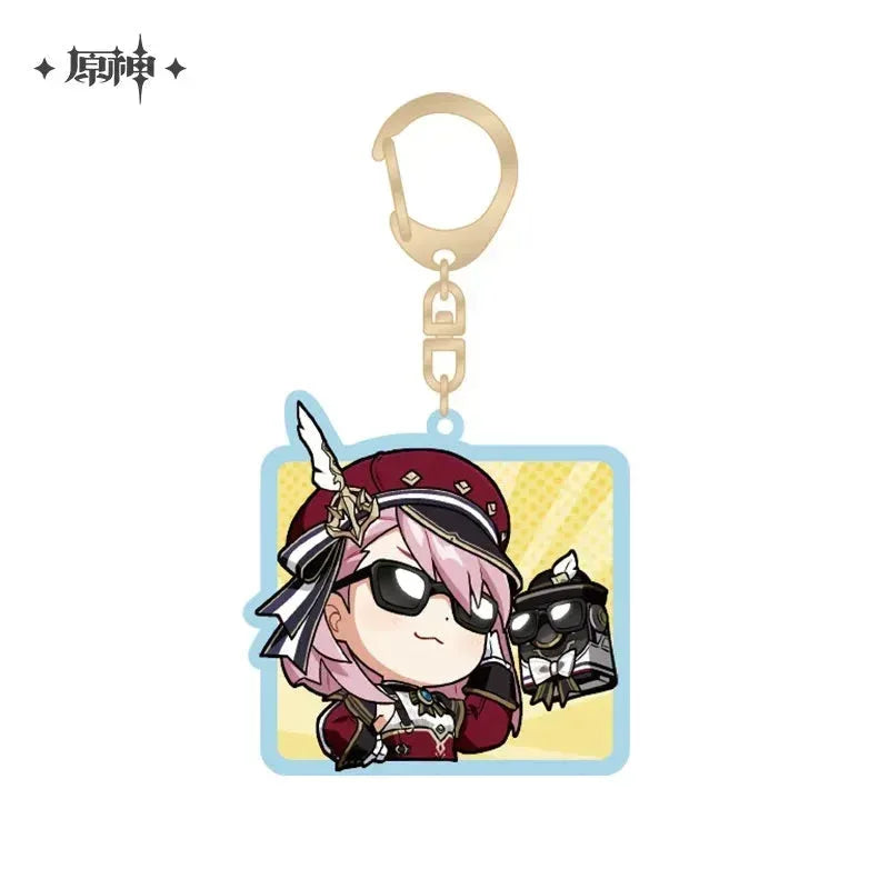 Chibi Emojis Series Acrylic Keychain Court of Fontaine Genshin Impact