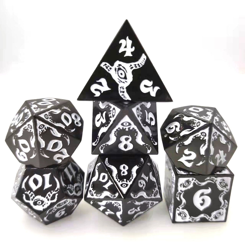 Clearance Discount-Devil's Eye Metal Dice Set Series