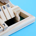 Close the Box Dice Game - Wooden Party Strategy Board Game