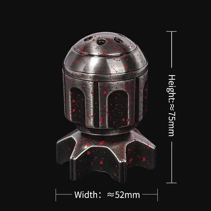 Cool Rocket Launcher Dice Box + Unique Metal Polyhedron DND Bullet Dice Set
