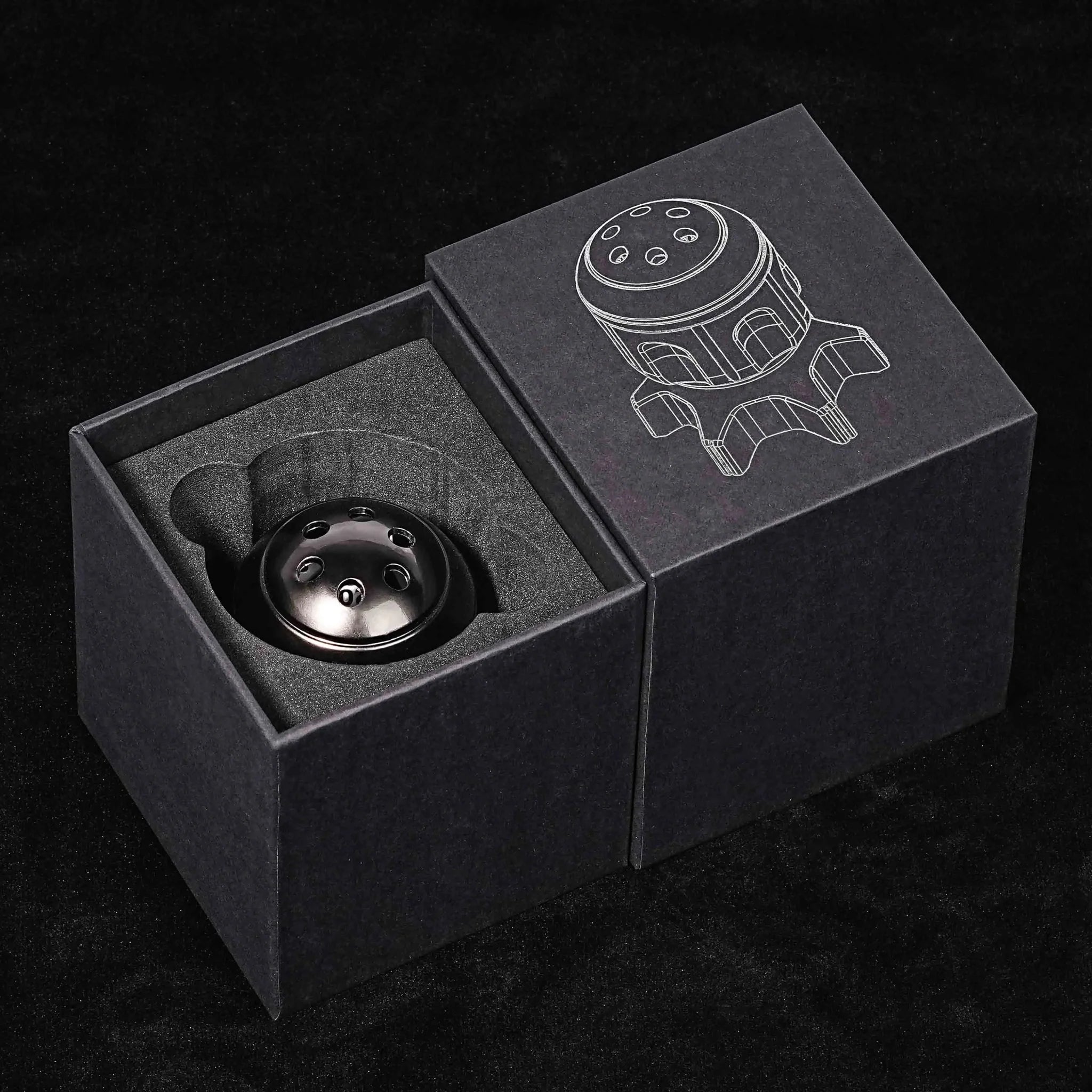 Cool Rocket Launcher Dice Box + Unique Metal Polyhedron DND Bullet Dice Set