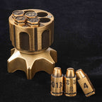 Cool Rocket Launcher Dice Box + Unique Metal Polyhedron DND Bullet Dice Set