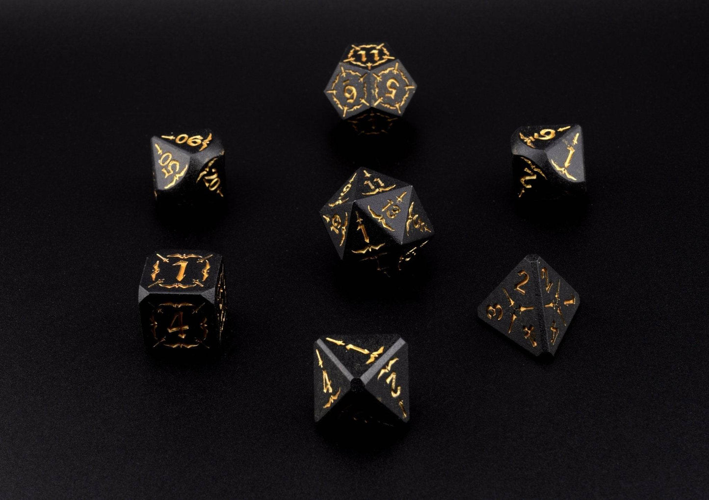 Crimson Shadow Dice Set - 
