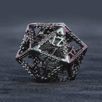 Cthulhu-Octopus Monster Purple Green Metal Hollow Dice Set