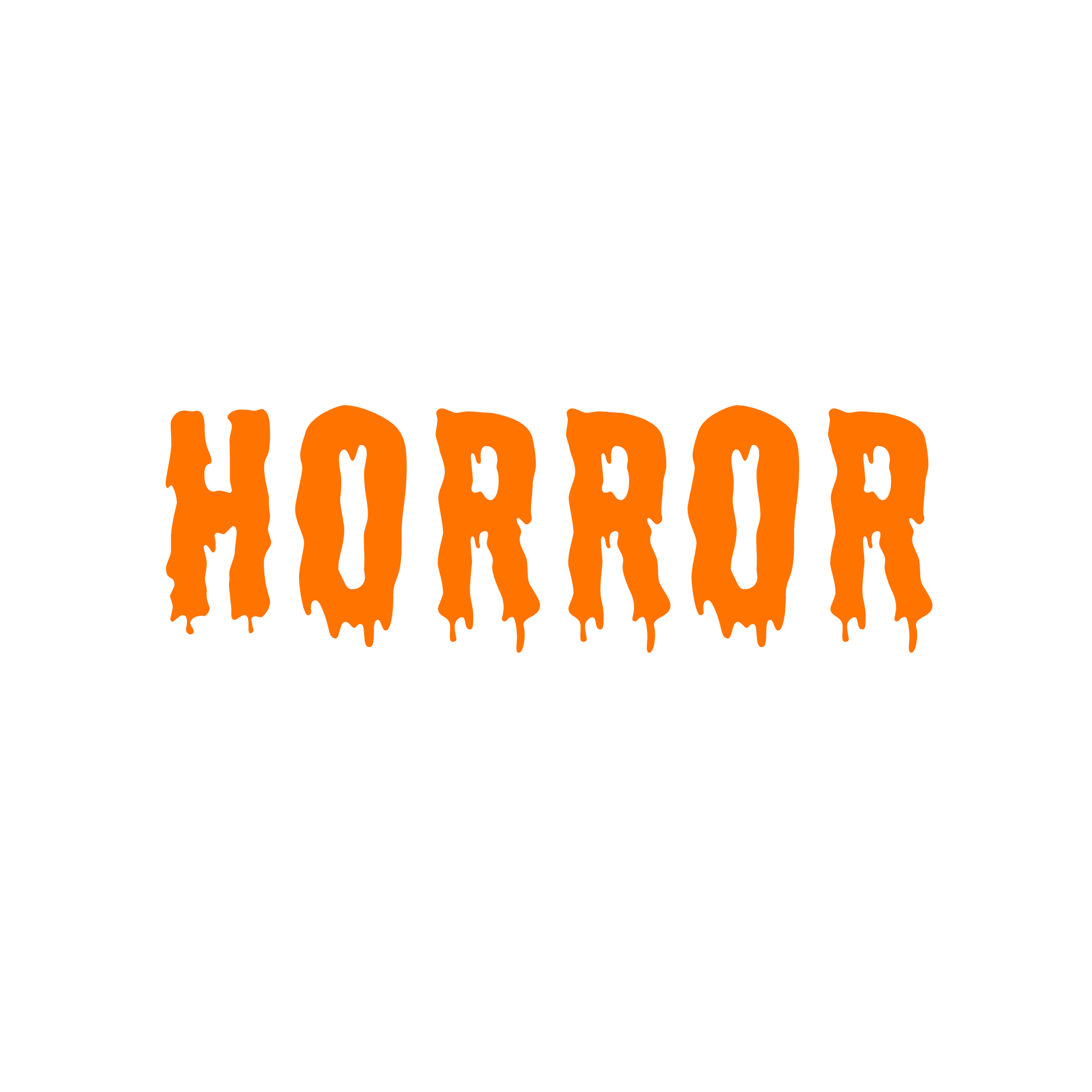 In My Horror Era Tee (Curved) - Small / Orange