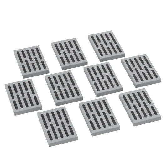 Dark Panels 10-Pack (Space, SW) made using LEGO parts - B3 Customs - 