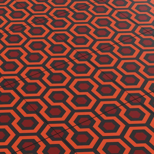 Horror Film Carpet (Shining) - Custom Printed 6x6 Tile made with LEGO part, B3 Customs - 