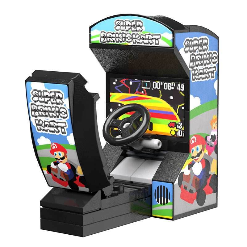 Super Brickio Kart - Custom Arcade Racing Game made using LEGO parts - B3 Customs - 