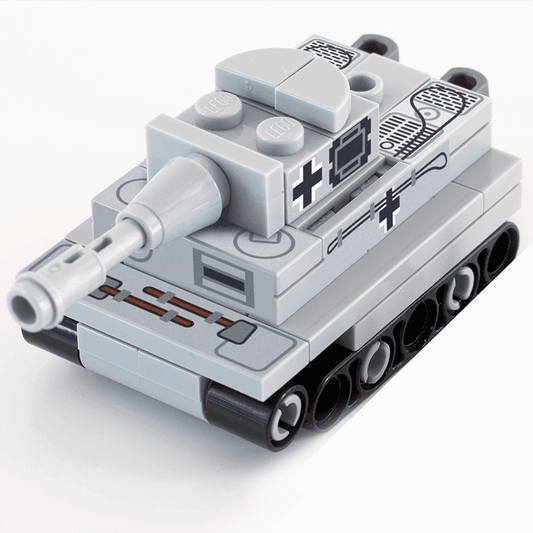 Custom Mini Panzer Tank made using LEGO parts - B3 Customs - 