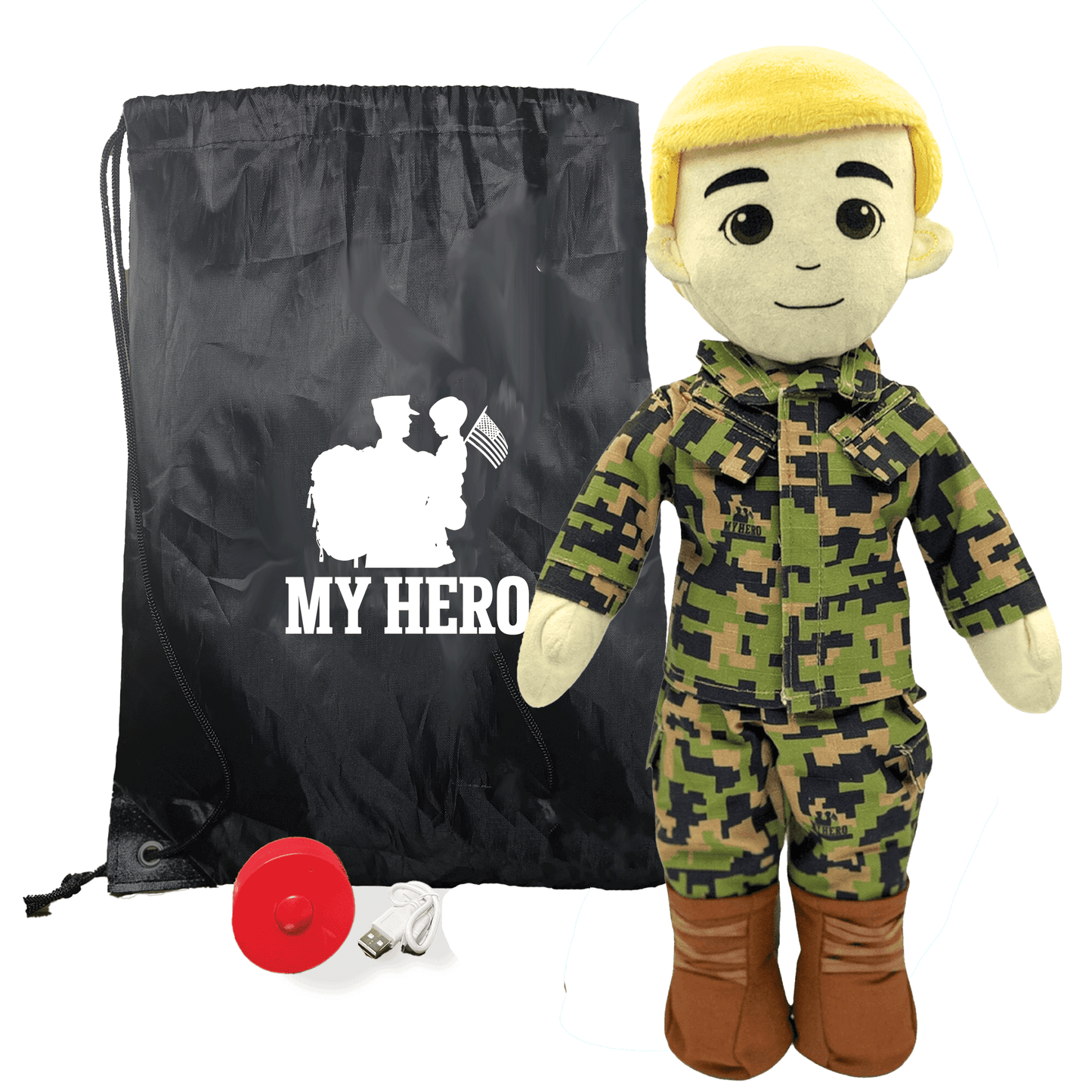 My Hero™ Daddy Doll Marine | Custom Recordable Plush
