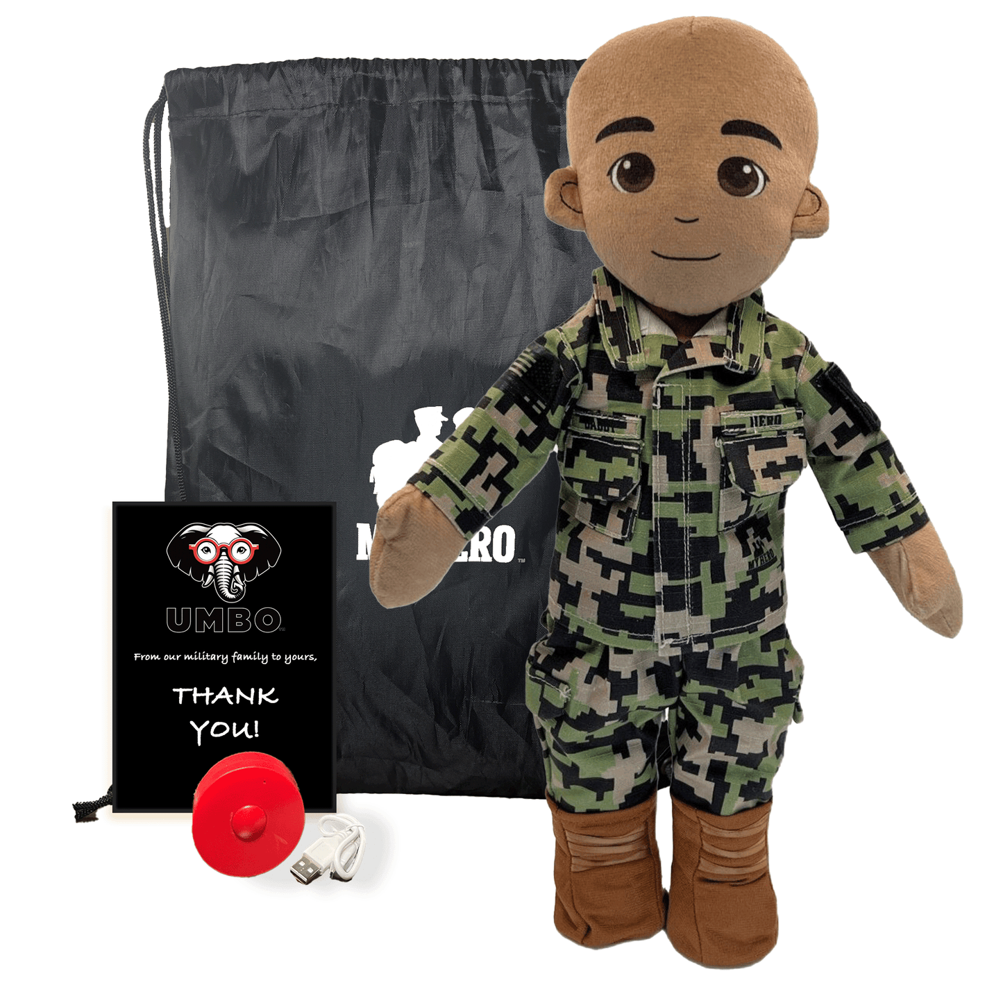 My Hero™ Daddy Doll Navy Sailor | Custom Recordable Plush