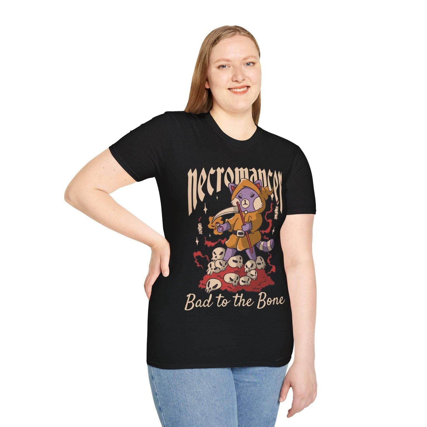 Cute Necromancer T-Shirt - Dark Chocolate / S