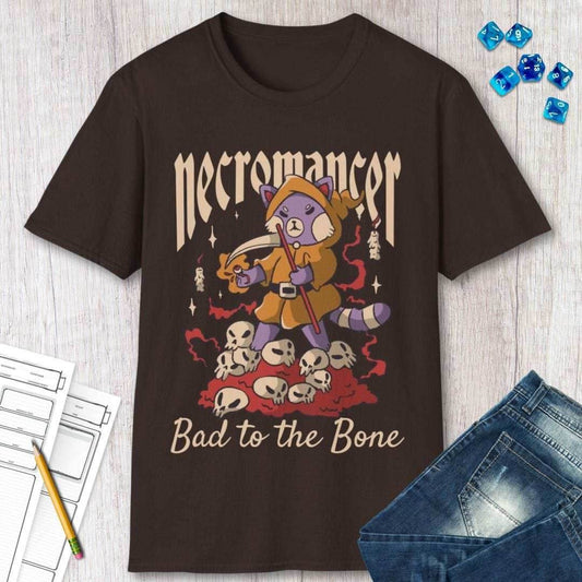 Cute Necromancer T-Shirt - Dark Chocolate / S