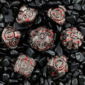 Cyberpunk Style - Bloodstain Gear Solid Metal DND Dice Set