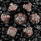 Cyberpunk Style - Bloodstain Gear Solid Metal DND Dice Set