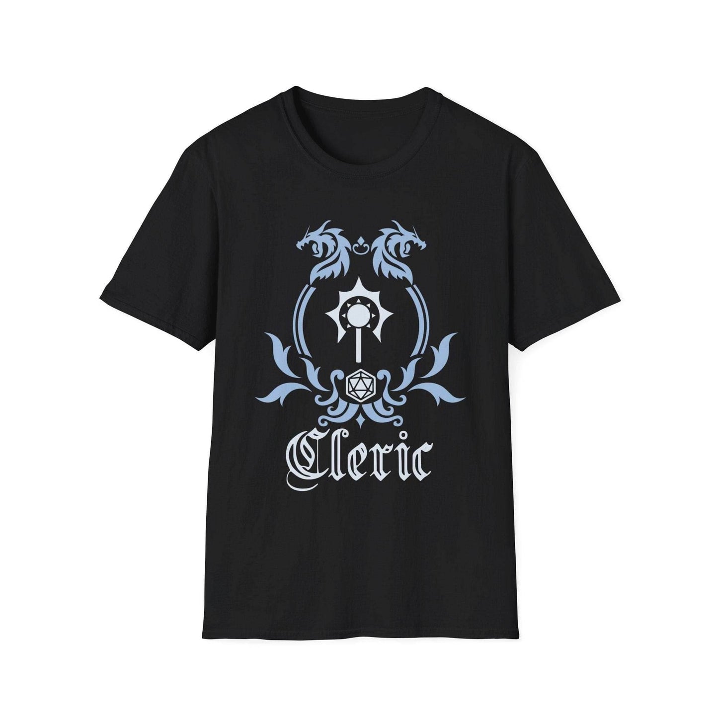 D&D Cleric Class Emblem T-Shirt - Black / S