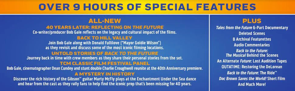 Back to the Future 40th Anniversary Trilogy (4K Ultra HD + Blu-ray™ + Digital Code) [2025]