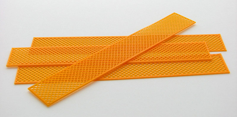 3D To Scale 50-112-OR 1/50 Scale Construction Fencing - Four 25Ft. Sections Safety Orange