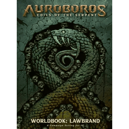 Auroboros: Coils of the Serpent: Worldbook - Lawbrand RPG - Hardcover - 