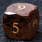 D&D Multi-Sided Engraved Natural Gemstone Dice Set