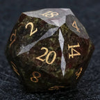D&D Multi-Sided Engraved Natural Gemstone Dice Set