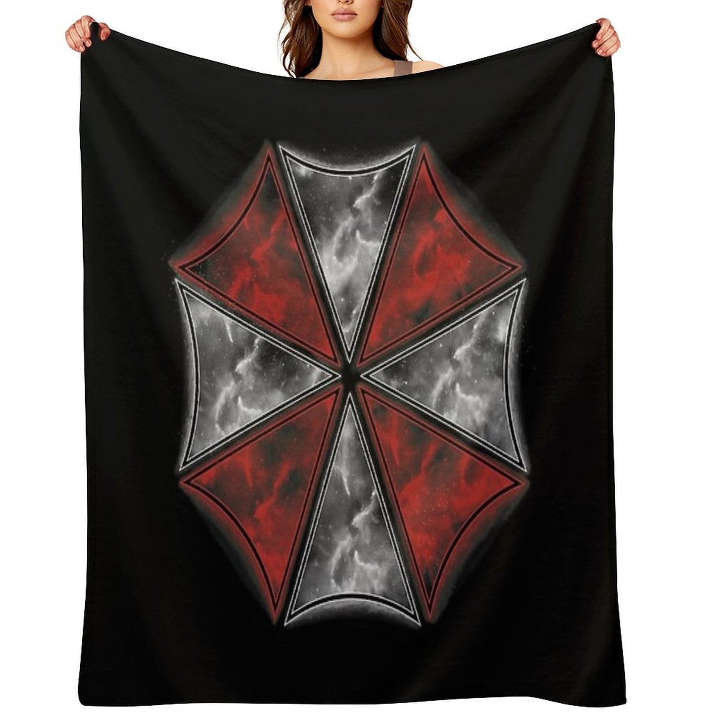 Smoke Umbrella Throw Blanket
