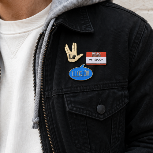 "Illogical" Speech Bubble Enamel Pin