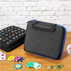 Dice Collection - DND Dice Set Storage Box + Zippered Dice Case + Logo Badge