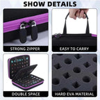 Dice Collection - DND Dice Set Storage Box + Zippered Dice Case + Logo Badge