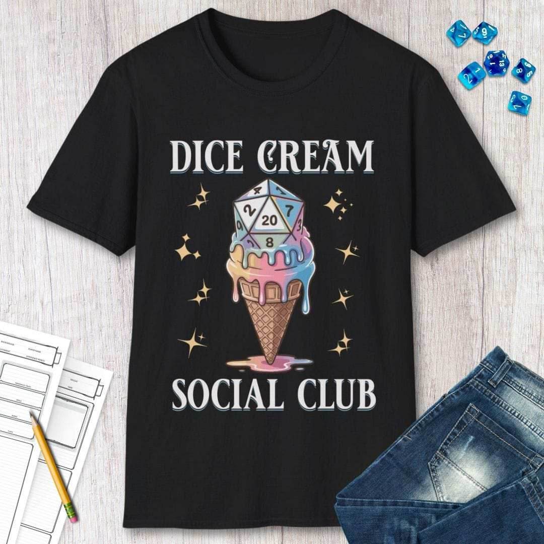 Dice Cream Social Club T-shirt - Black / S