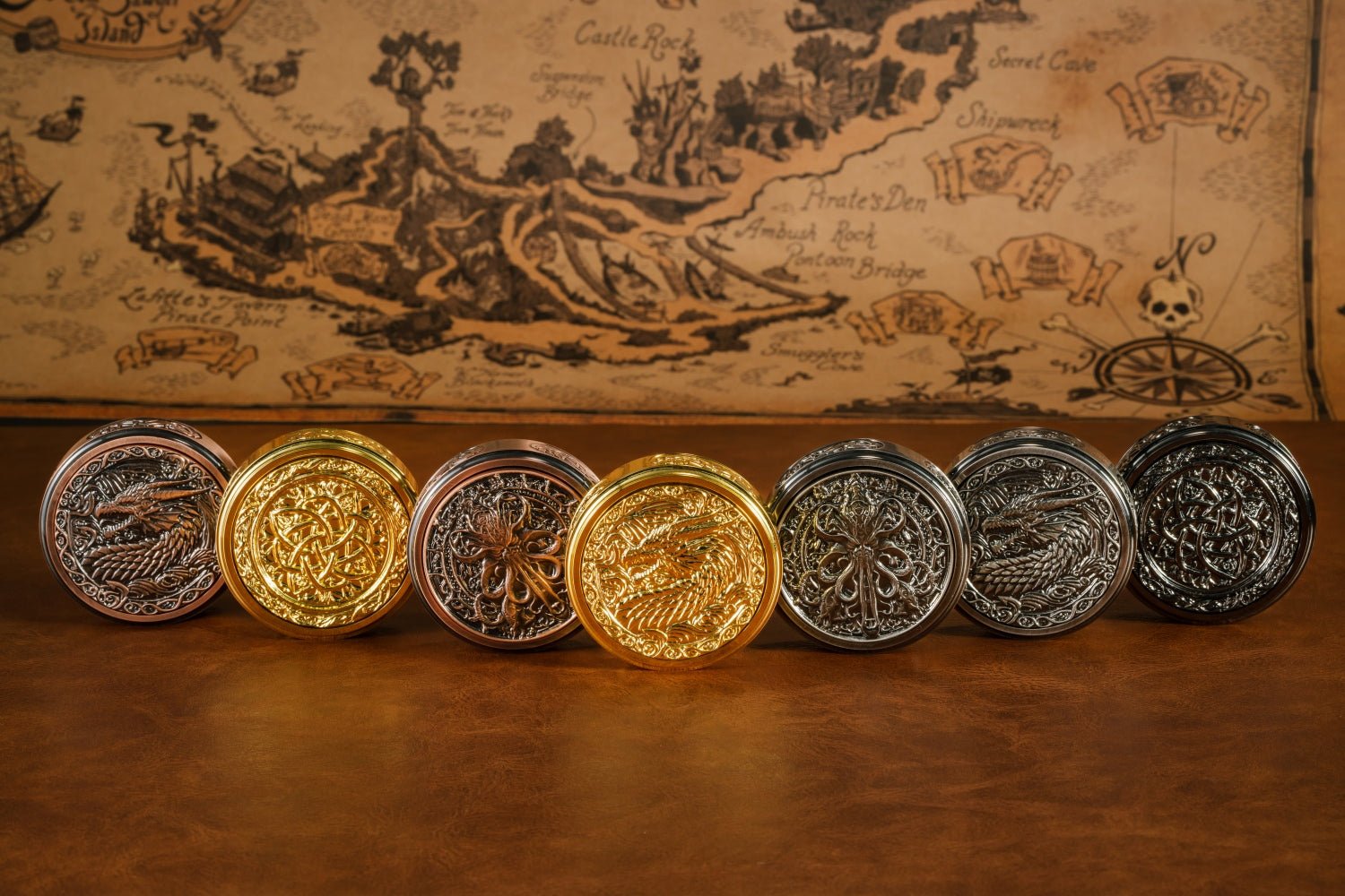 Dice Spinner — Multi-Functional Metal Wheel of Fortune DND Dice Spinner