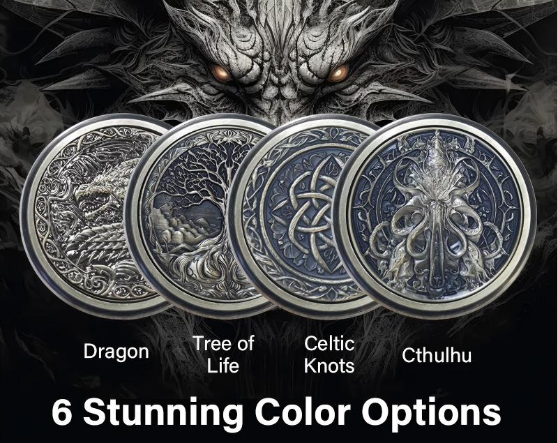 Dice Spinner — Multi-Functional Metal Wheel of Fortune DND Dice Spinner