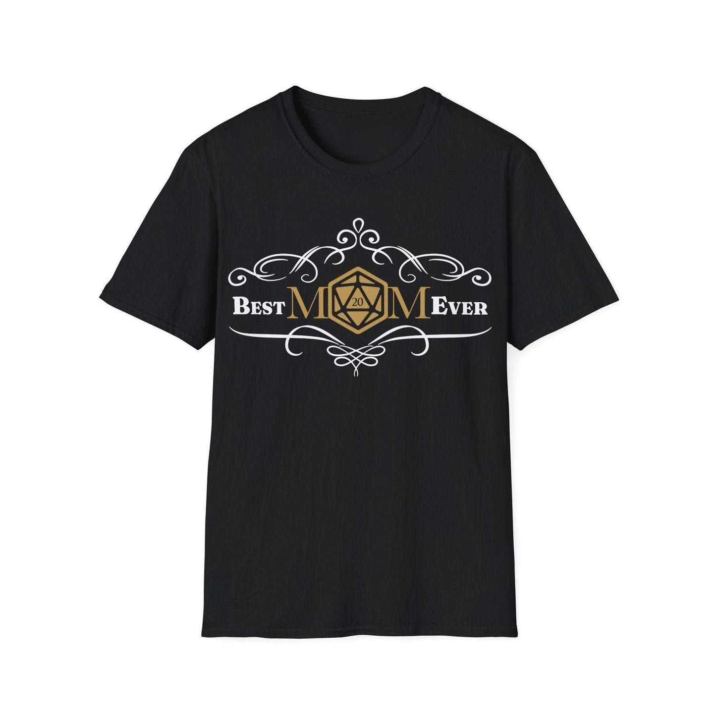 DnD Best Mom Ever T-Shirt - Black / S
