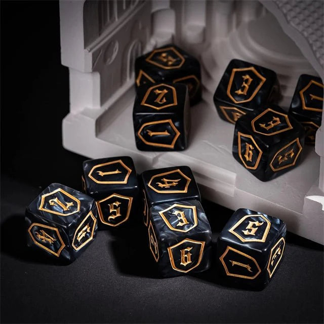 DND Dice 16mm Pearl Acrylic D6 Tabletop RPG Game Dice