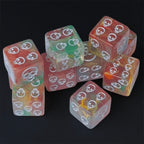DND Dice 16mm Skull Acrylic D6 Dice Halloween RPG Board Game Dice