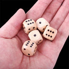 DND Dice 16mm Wooden D6 Classic Tabletop RPG Game Dice