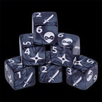 DND Dice Acrylic D6 Multicolor RPG Board Game Dice