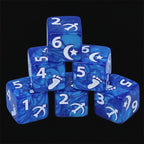 DND Dice Acrylic D6 Multicolor RPG Board Game Dice