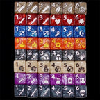 DND Dice Acrylic D6 Multicolor RPG Board Game Dice