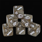 DND Dice Acrylic D6 Multicolor RPG Board Game Dice
