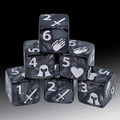 DND Dice Acrylic D6 Multicolor RPG Board Game Dice