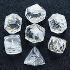 Bear Dice DND Multi-Sided Engraved Glass Gemstone Dice Set