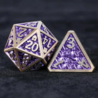 DND Dice – Dragon Scale Series Metal Dice Set